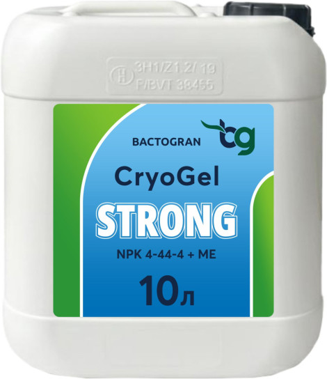 Гелеві мікродобрива CryoGel Strong NPK 4-44-4 + ME 10л