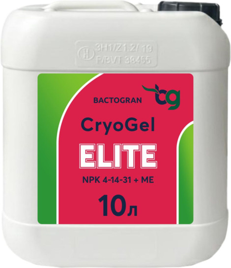 Гелеві мікродобрива CryoGel Elite NPK 4-14-31 + ME 10л