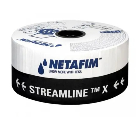 Крапельна стрічка NETAFIM STREAMLINE X 16060 1.1L/H 0.30M 3000M (6 mil)
