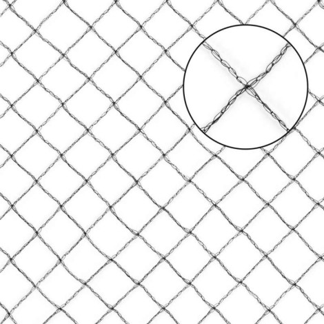 Сітка для захисту від птахів, DIAMOND, 20 г/м², ткана, 15 x 15 мм, 10x10 м