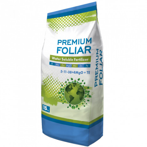 Мінеральне добриво Premium Foliar 3-11-38+4MgO+ТЕ,15кг