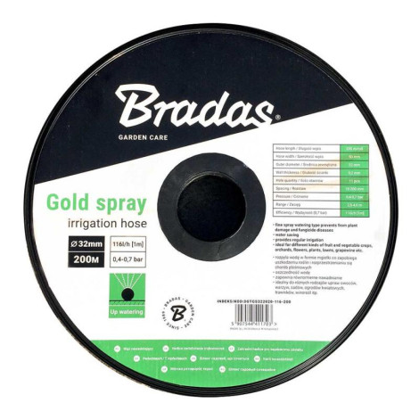 Шланг туман для поливу GOLD SPRAY 25 мм 200 м