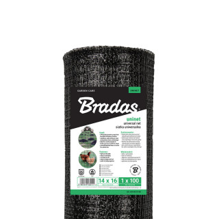 Пластикова сітка для курей Bradas UNINET 14х16 мм 1,5х100 м