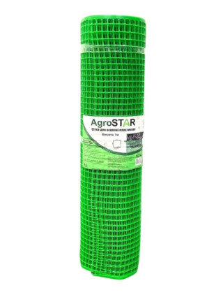 Пластикова сітка для огородження AgroStar 10x10 мм 1x20 м