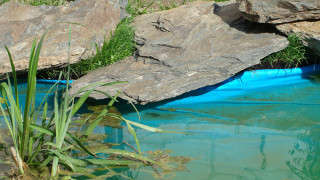 Плівка для ставків і водойм Akwen 8×25 м, синьо-зелена